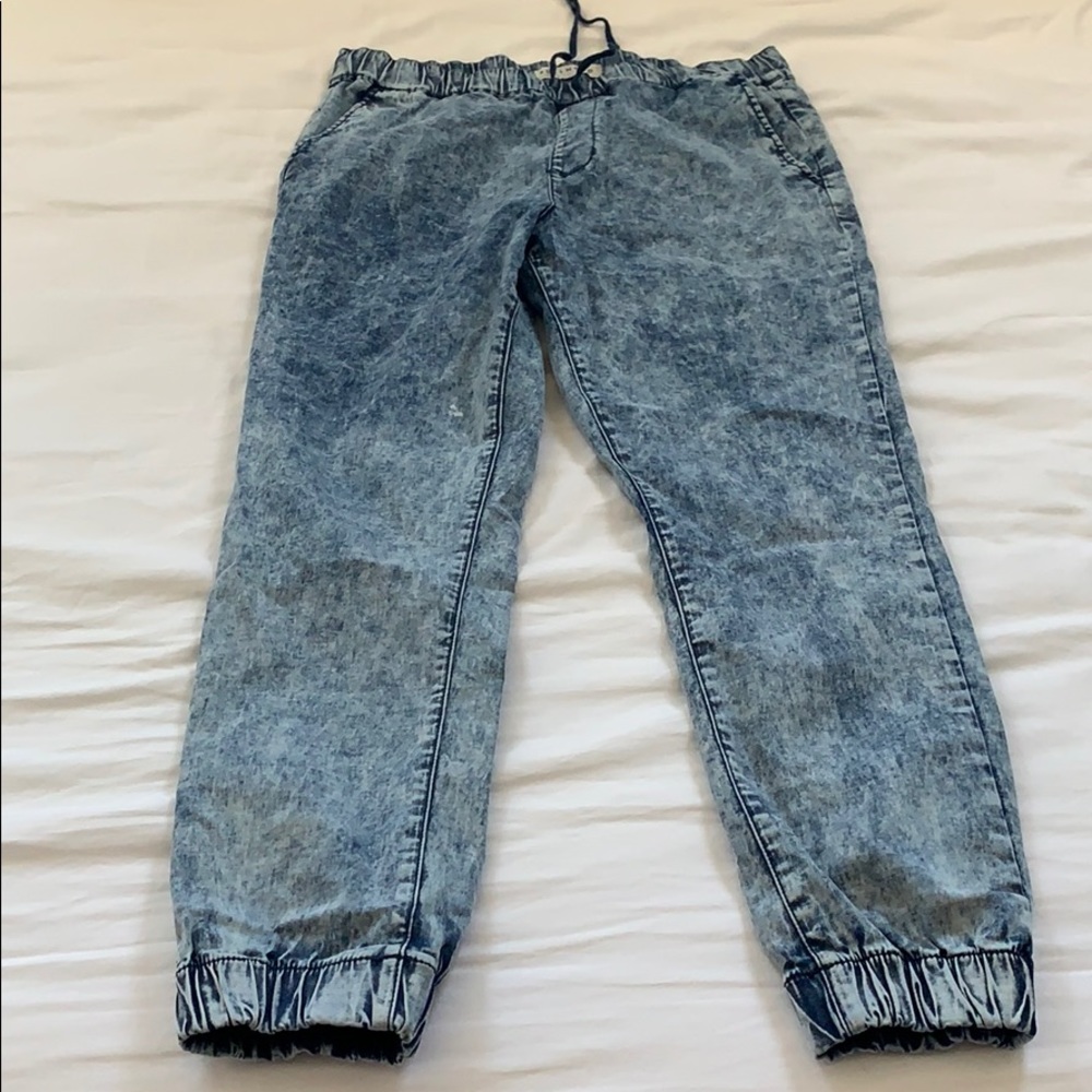 acid wash joggers